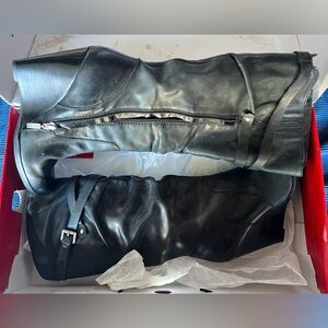 Guess MALLY Black Leather Boot